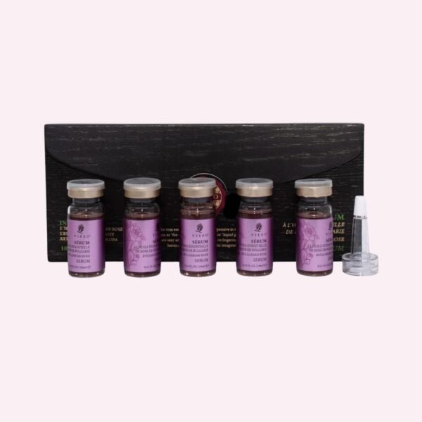Vieso Bulgarian Rose Serum- Seerumi-Hiusöljy kiharoille hiuksille 10mlx5